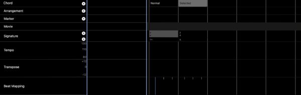 Da Fingaz Logic Pro color template with black, whites, and grays